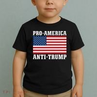 Pro America Anti Trump Toddler T-Shirt thumb 2