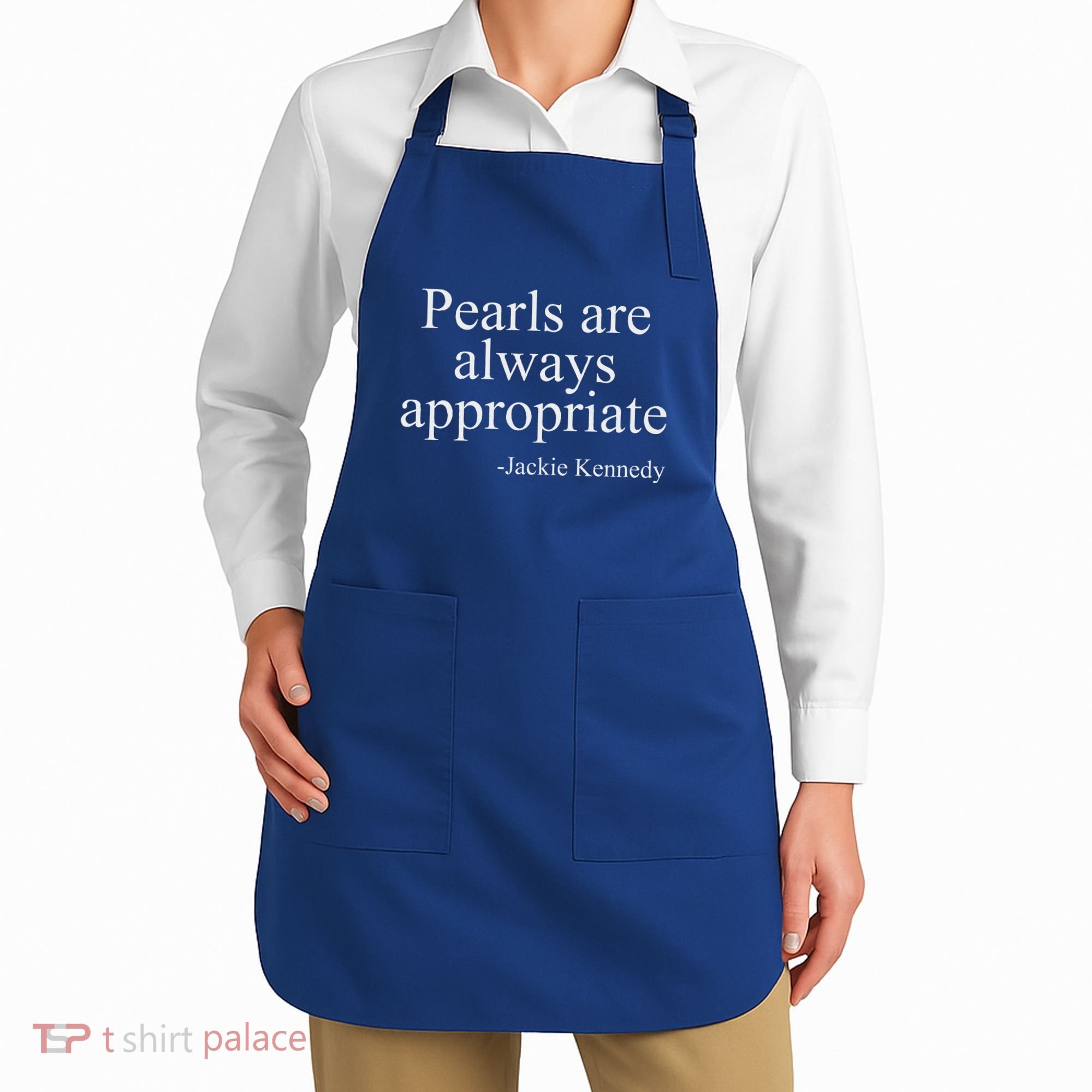 Pearls Are Always Appropriate Classic Pear Apron