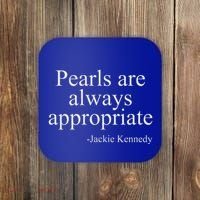 Pearls Are Always Appropriate Classic Pear Coaster thumb 0