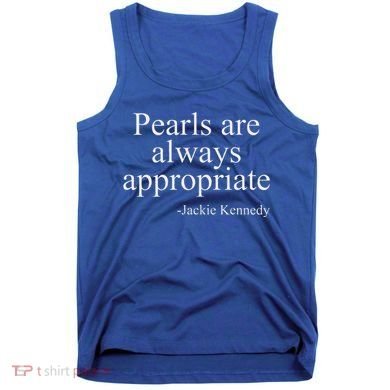 Pearls Are Always Appropriate Classic Pear Tank Top