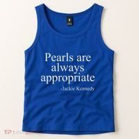 Pearls Are Always Appropriate Classic Pear Tank Top thumb 2
