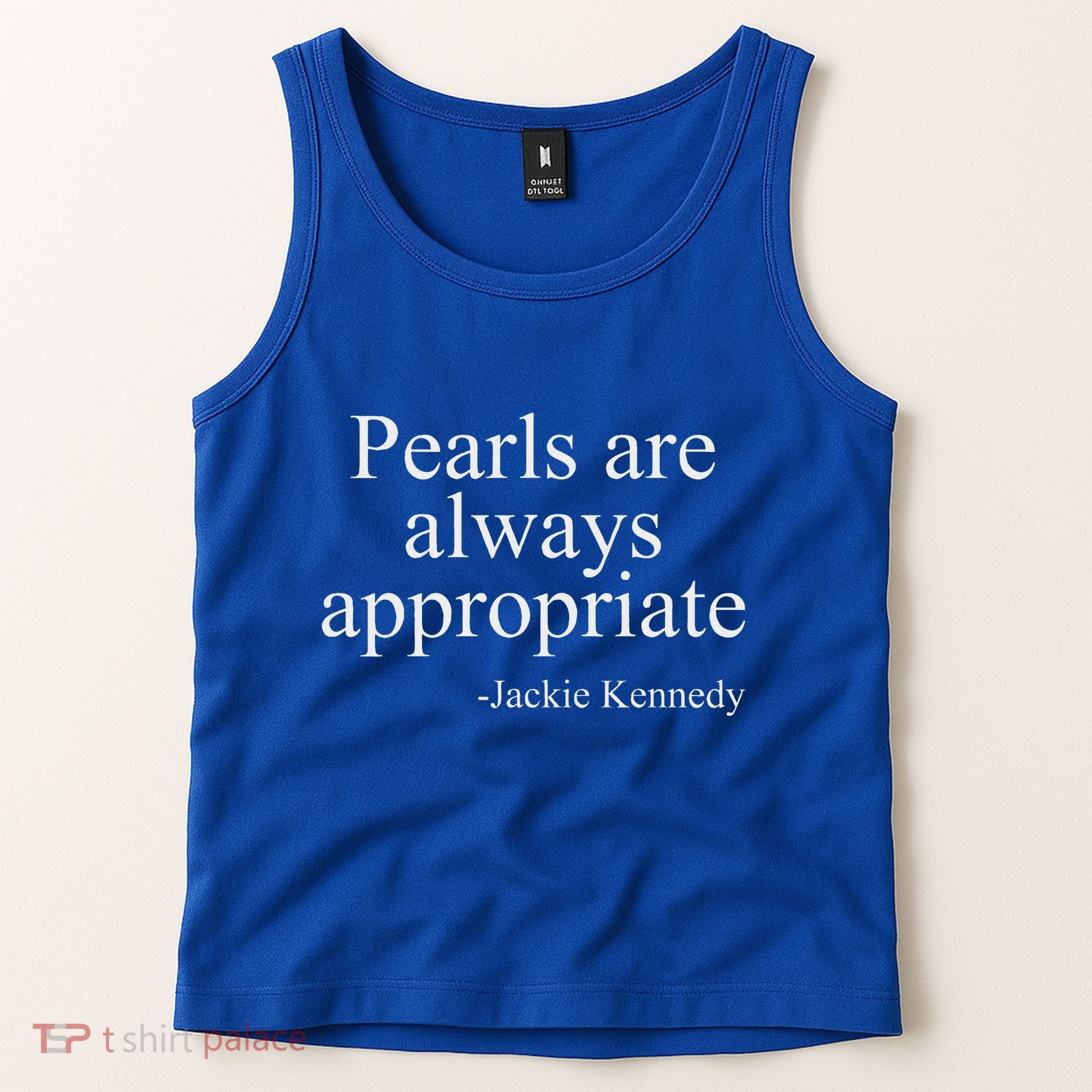 Pearls Are Always Appropriate Classic Pear Tank Top