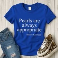 Pearls Are Always Appropriate Classic Pear Women's T-Shirt thumb 3