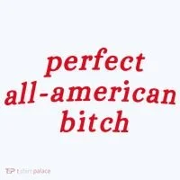 Perfect All American Bitch Kids Long Sleeve Shirt thumb 2