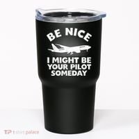 Pilot Aviation Airplane Pilot Tumbler thumb 0