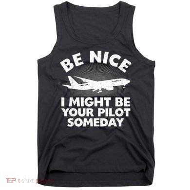 Pilot Aviation Airplane Pilot Tank Top