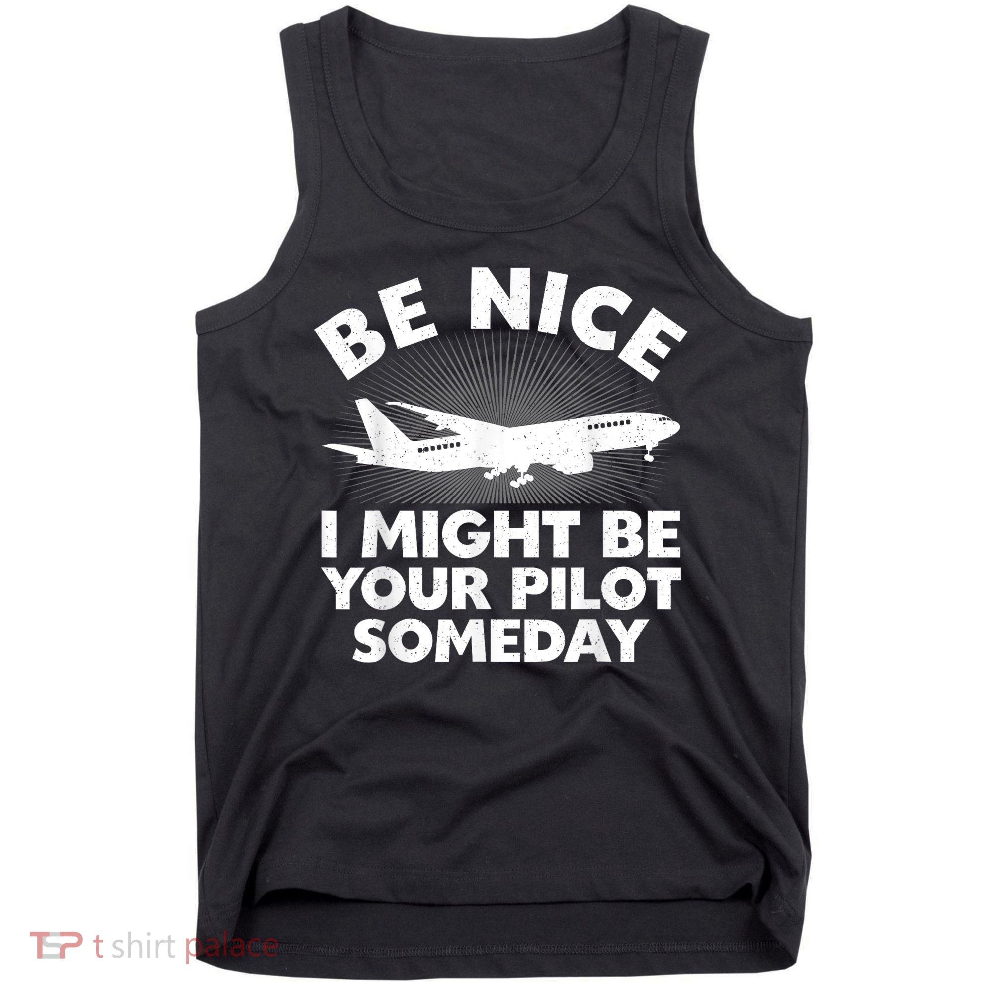 Pilot Aviation Airplane Pilot Tank Top