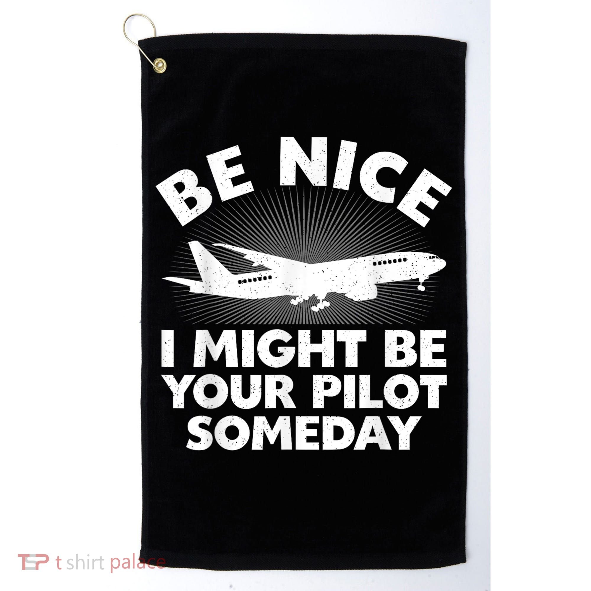 Pilot Aviation Airplane Pilot Golf Towel
