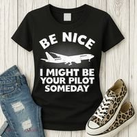 Pilot Aviation Airplane Pilot Women's T-Shirt thumb 3