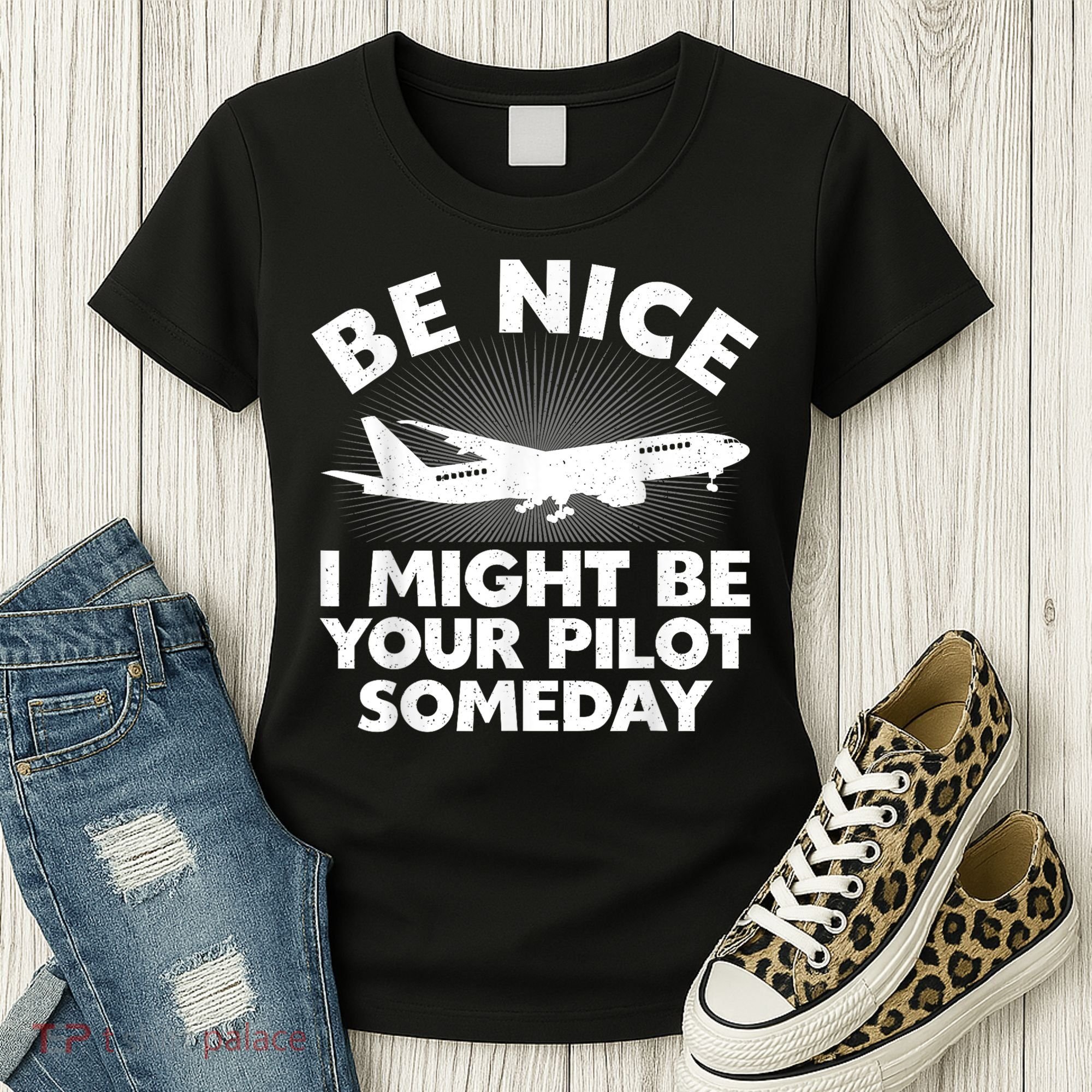 Pilot Aviation Airplane Pilot Women's T-Shirt