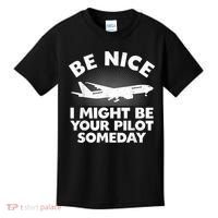 Pilot Aviation Airplane Pilot Kids T-Shirt thumb 0