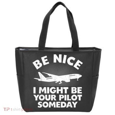 Pilot Aviation Airplane Pilot Tote Bag