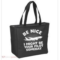 Pilot Aviation Airplane Pilot Tote Bag thumb 2