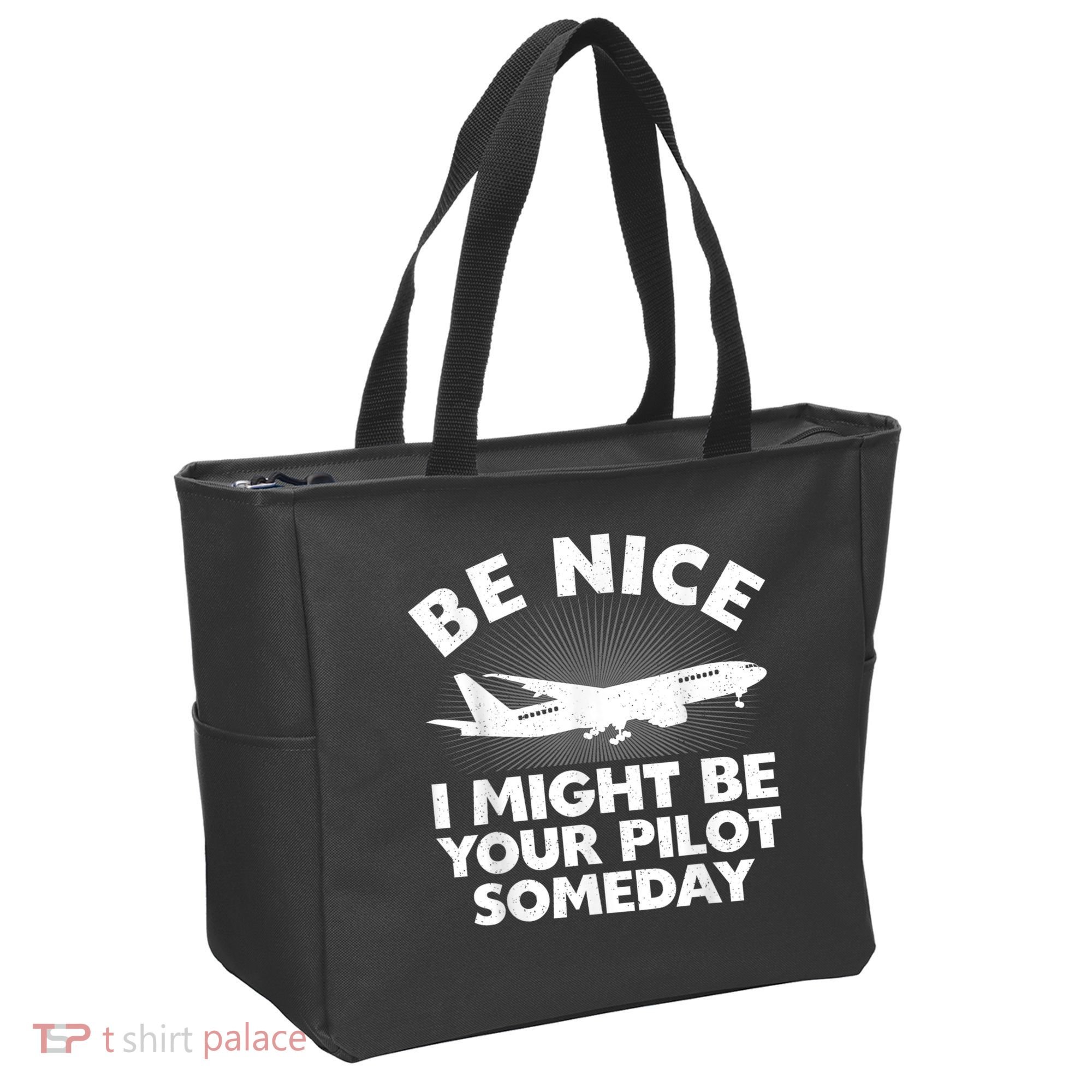 Pilot Aviation Airplane Pilot Tote Bag