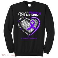 Purple Alzheimers Awareness Products Mom Gifts Sweatshirt thumb 0