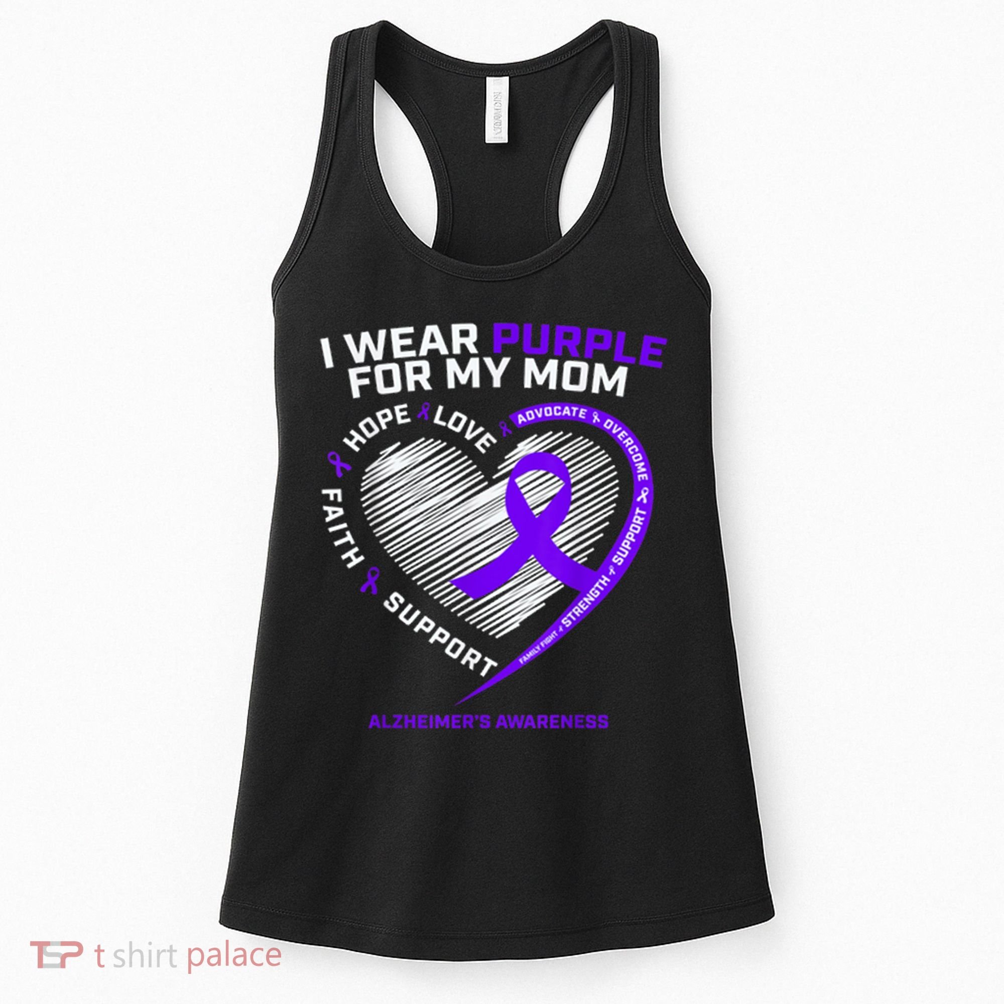 Purple Alzheimers Awareness Products Mom Gifts Women's Tank Top