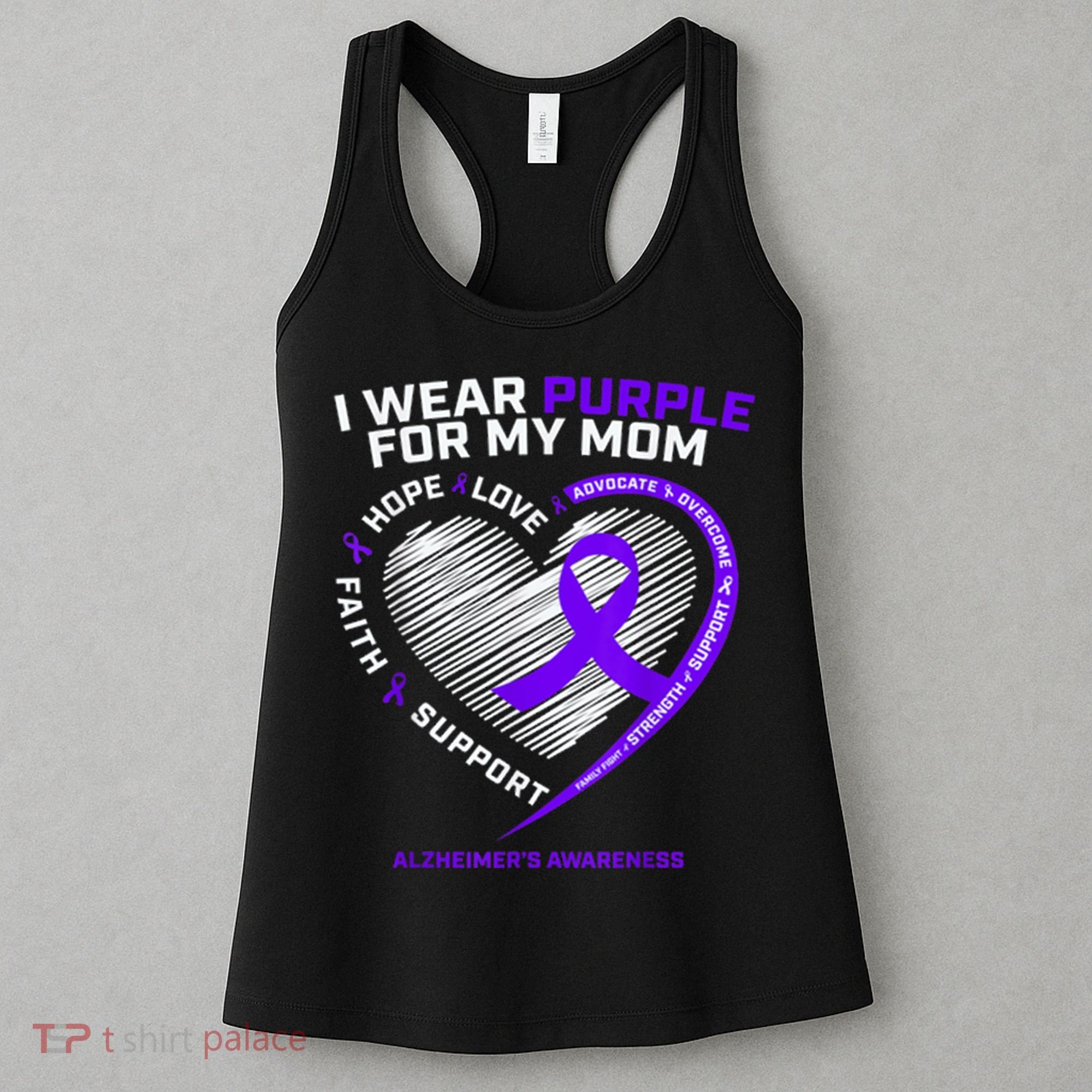 Purple Alzheimers Awareness Products Mom Gifts Women's Tank Top