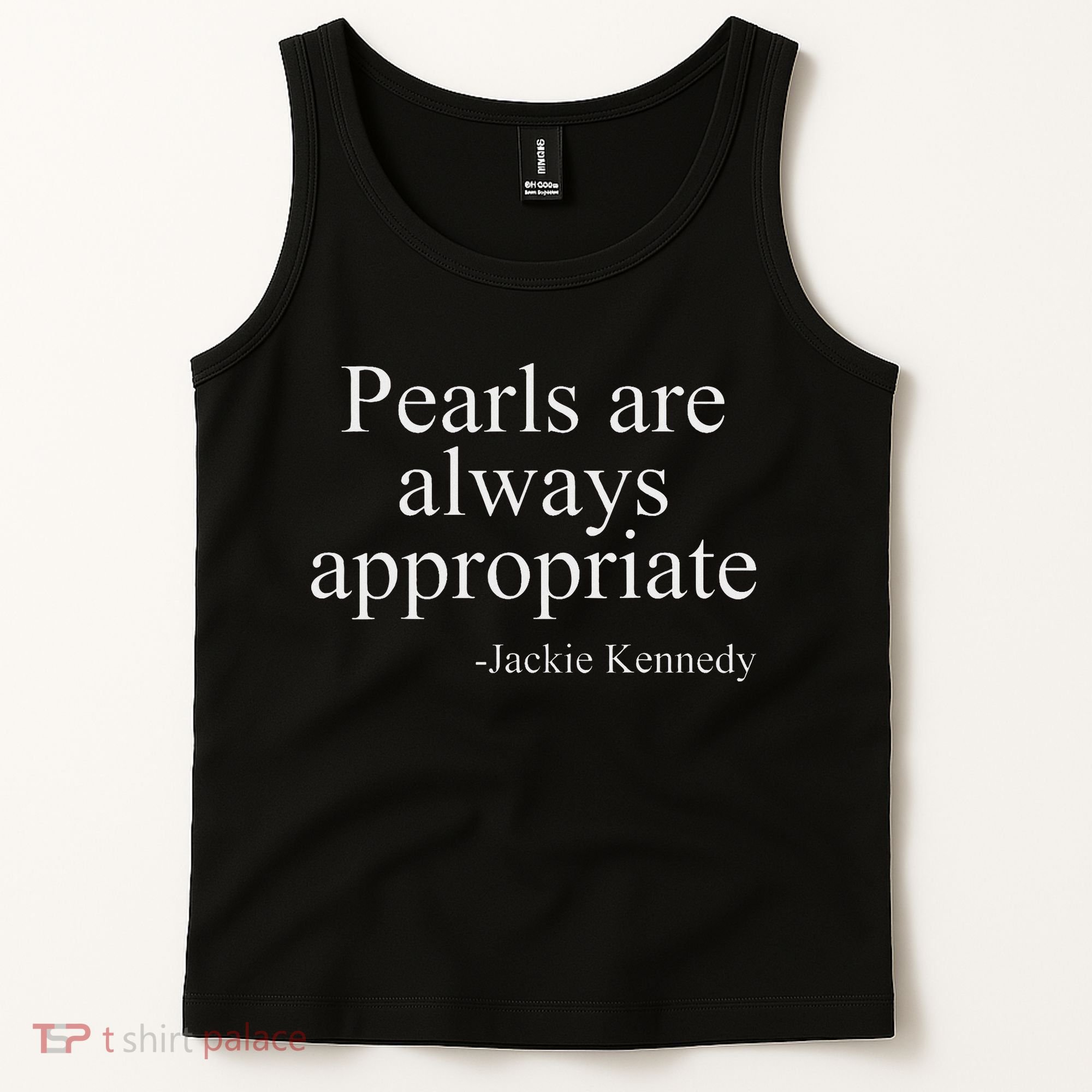 Pearls Are Always Appropriate Classic Pear Tank Top