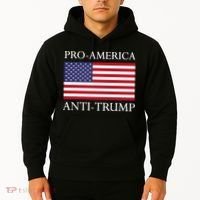 Proamerica Antitrump American Usa Flag Resist Hoodie thumb 2