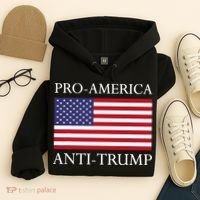 Proamerica Antitrump American Usa Flag Resist Hoodie thumb 4
