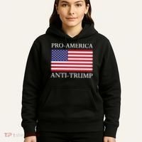 Proamerica Antitrump American Usa Flag Resist Hoodie thumb 5