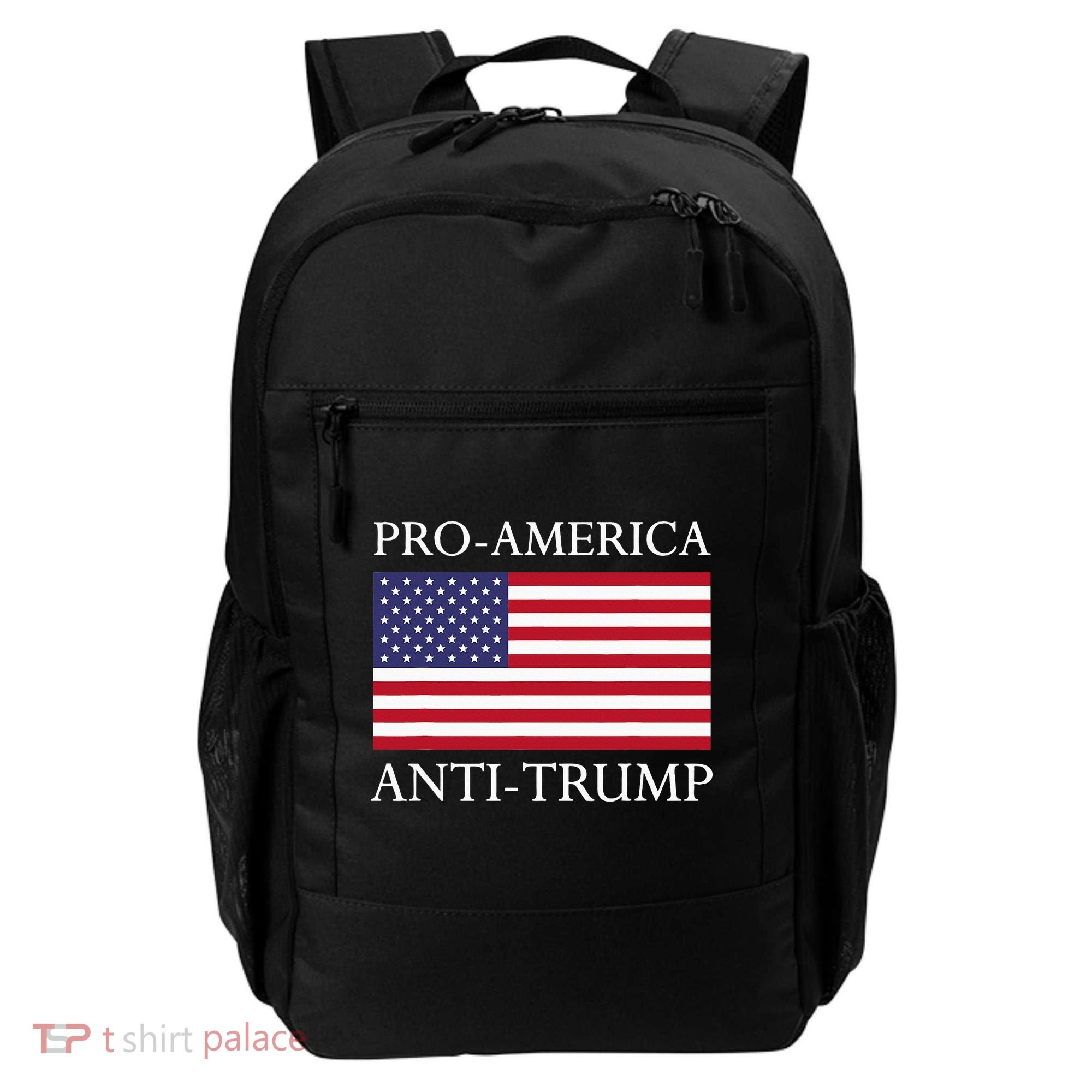 Proamerica Antitrump American Usa Flag Resist Backpack