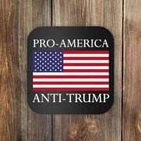 Proamerica Antitrump American Usa Flag Resist Coaster thumb 0