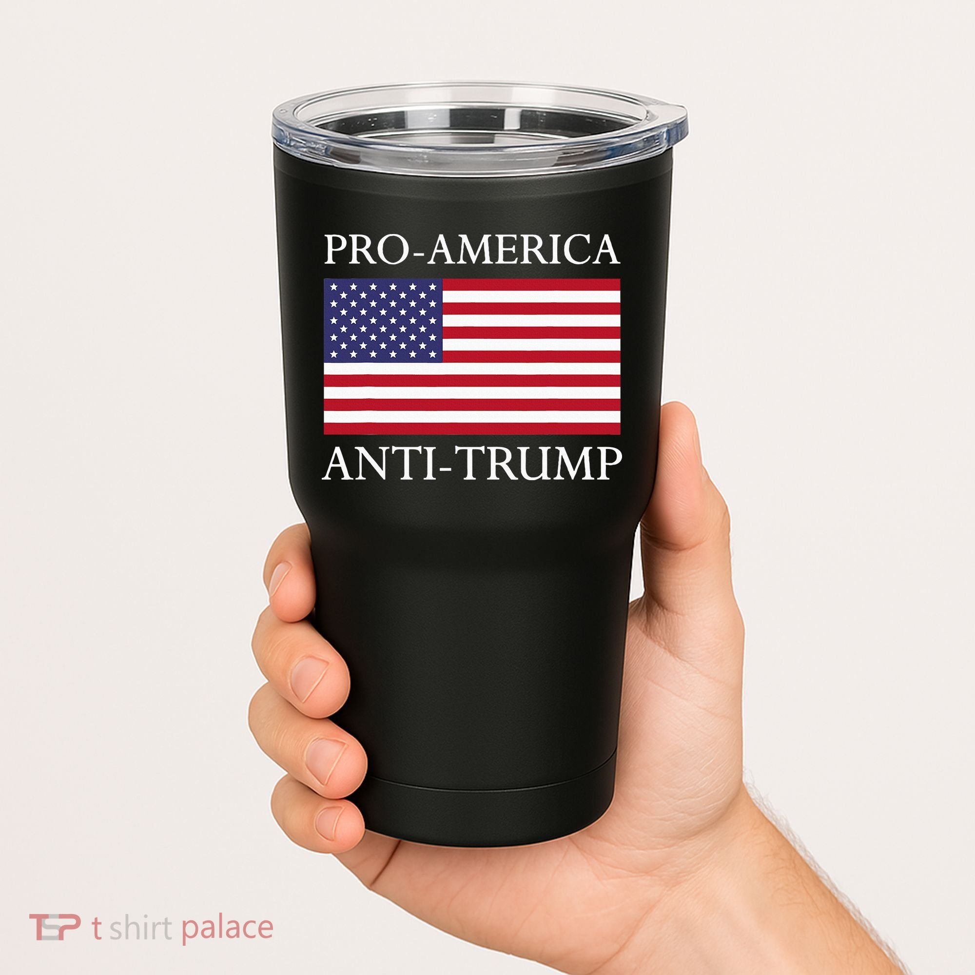 Proamerica Antitrump American Usa Flag Resist Tumbler