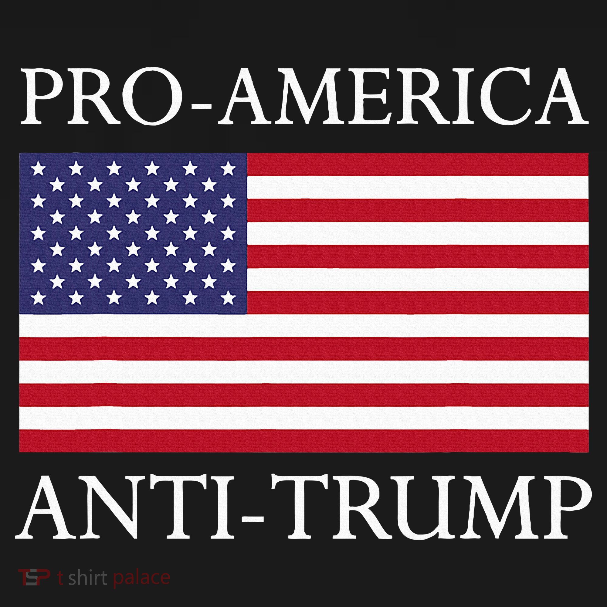 Proamerica Antitrump American Usa Flag Resist Women's Tank Top