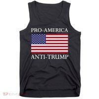 Proamerica Antitrump American Usa Flag Resist Tank Top thumb 0