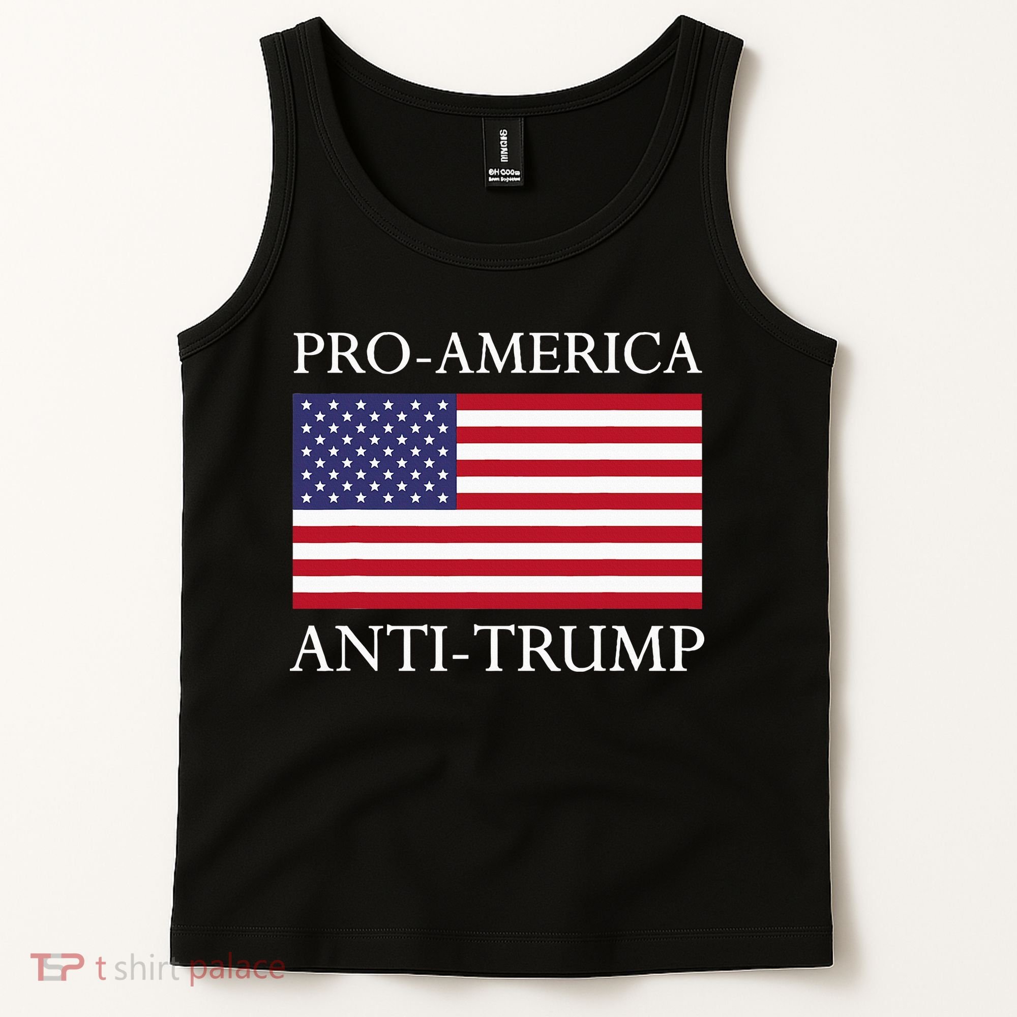 Proamerica Antitrump American Usa Flag Resist Tank Top