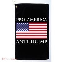 Proamerica Antitrump American Usa Flag Resist Golf Towel thumb 0