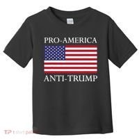 Proamerica Antitrump American Usa Flag Resist Toddler T-Shirt thumb 0