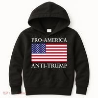 Proamerica Antitrump American Usa Flag Resist Kids Hoodie thumb 0