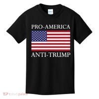 Proamerica Antitrump American Usa Flag Resist Kids T-Shirt thumb 0