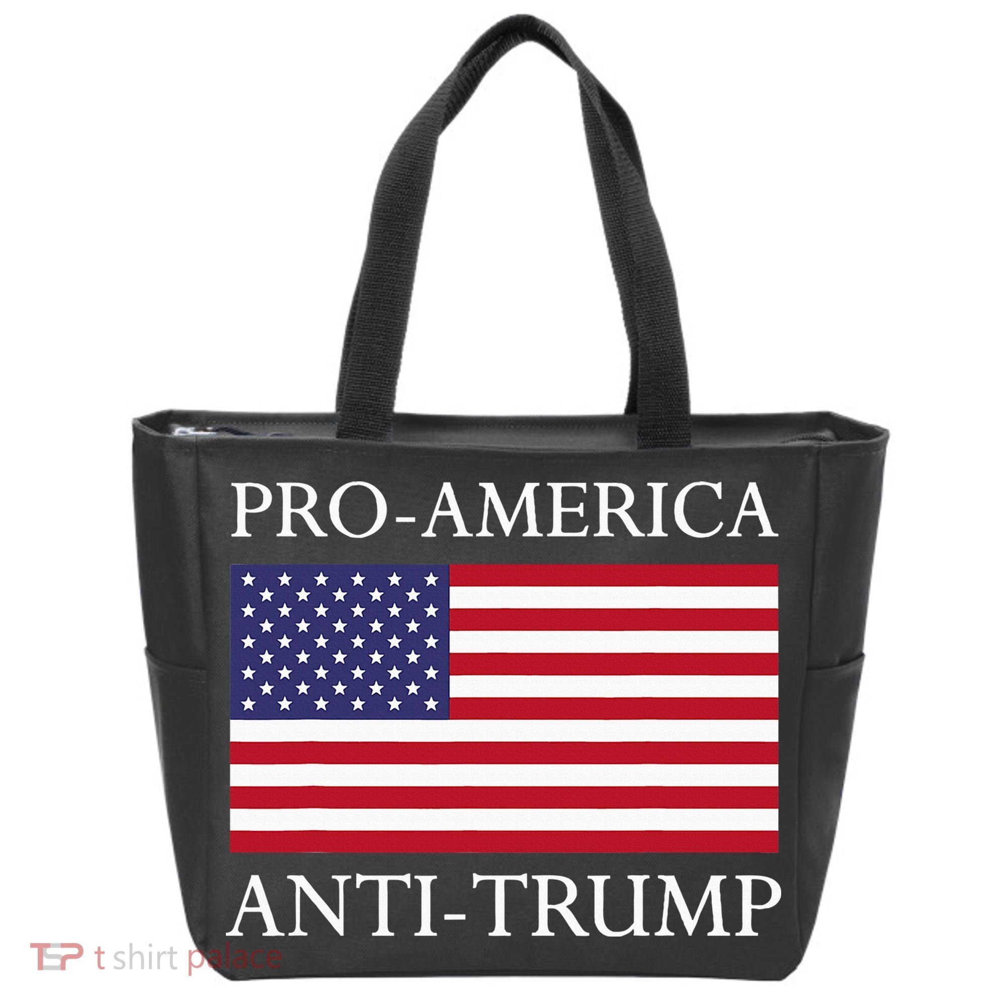 Proamerica Antitrump American Usa Flag Resist Tote Bag