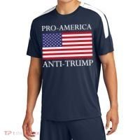 Proamerica Antitrump American Usa Flag Resist Sport-Tek Competitor United Soccer Jersey thumb 0