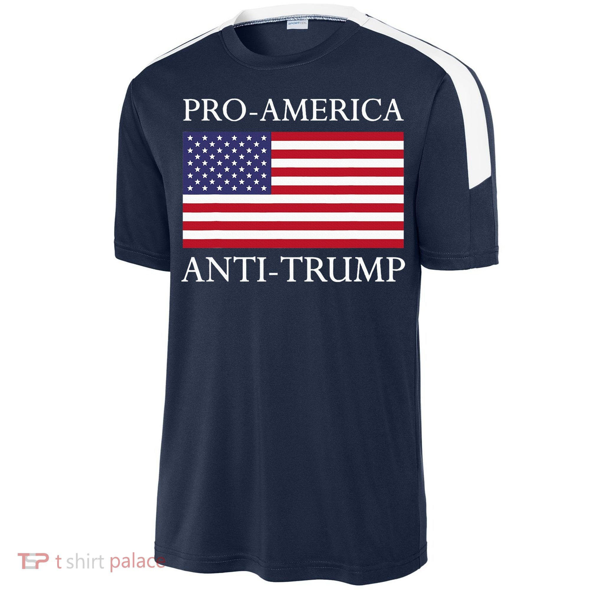 Proamerica Antitrump American Usa Flag Resist Sport-Tek Competitor United Soccer Jersey