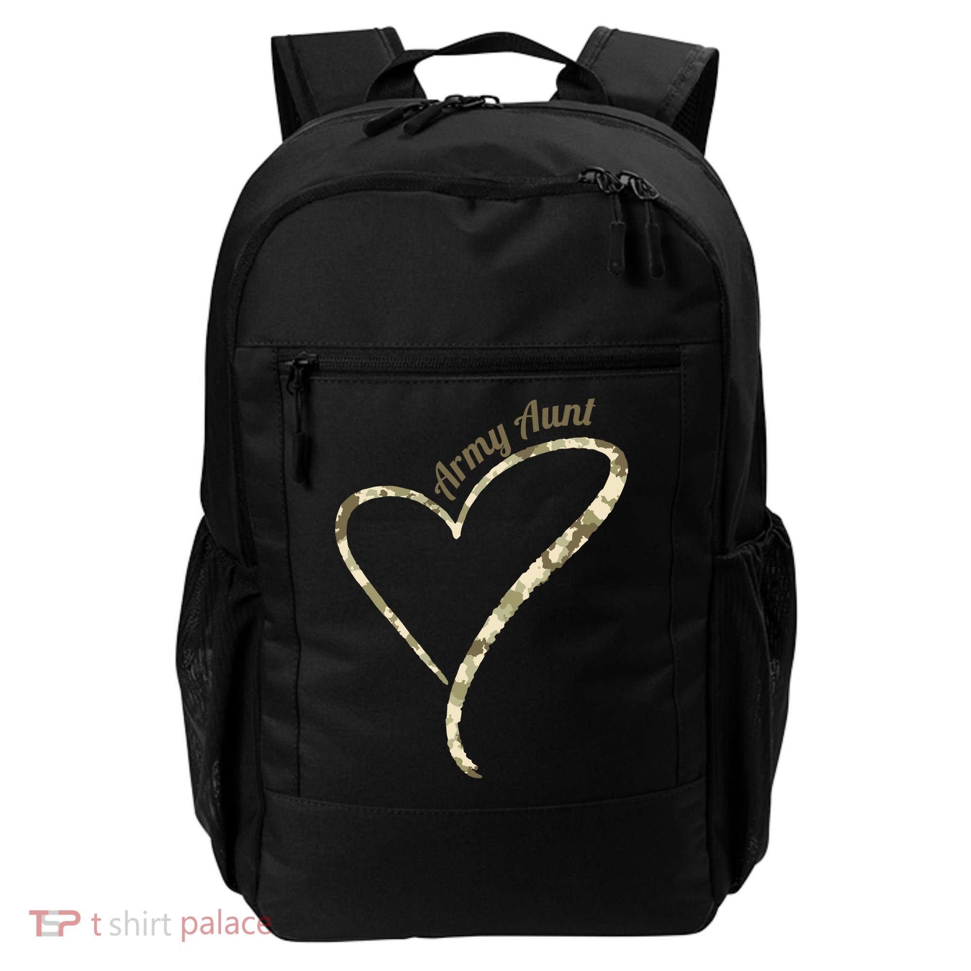 Proud Army Aunt Gift Military Aunt Gift Camouflage Cute Gift Backpack