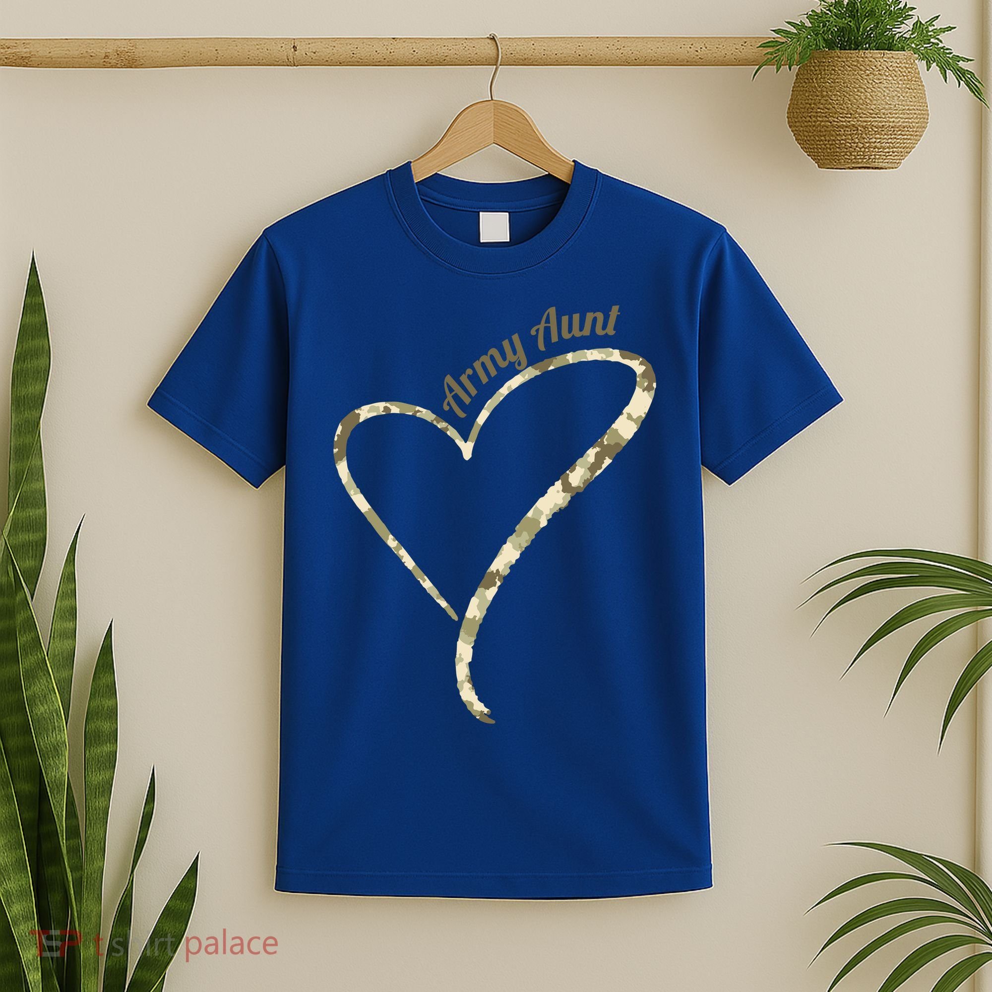 Proud Army Aunt Gift Military Aunt Gift Camouflage Cute Gift T-Shirt