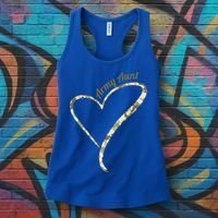 Proud Army Aunt Gift Military Aunt Gift Camouflage Cute Gift Women's Tank Top thumb 3