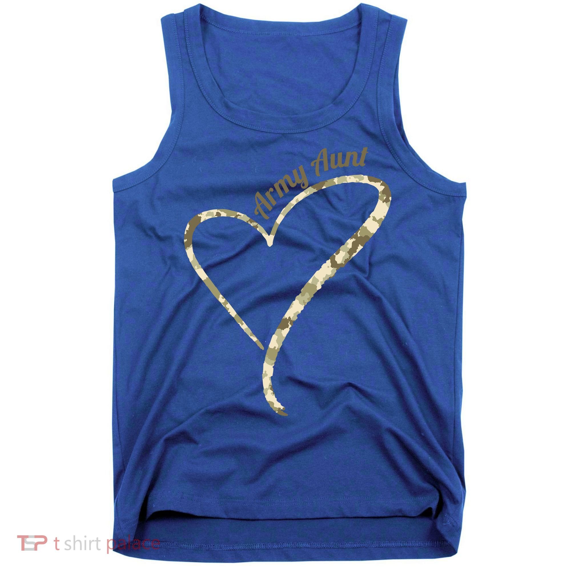 Proud Army Aunt Gift Military Aunt Gift Camouflage Cute Gift Tank Top