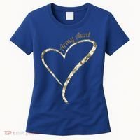 Proud Army Aunt Gift Military Aunt Gift Camouflage Cute Gift Women's T-Shirt thumb 0