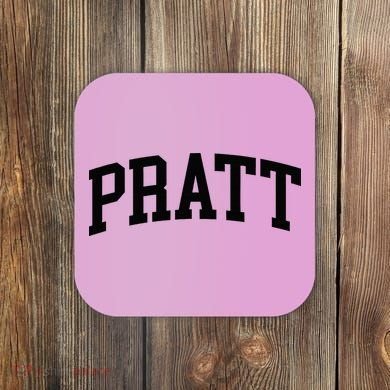 Pratt Athletic Arch College University Alumni Coaster