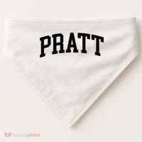 Pratt Athletic Arch College University Alumni USA-Made Doggie Bandana thumb 0
