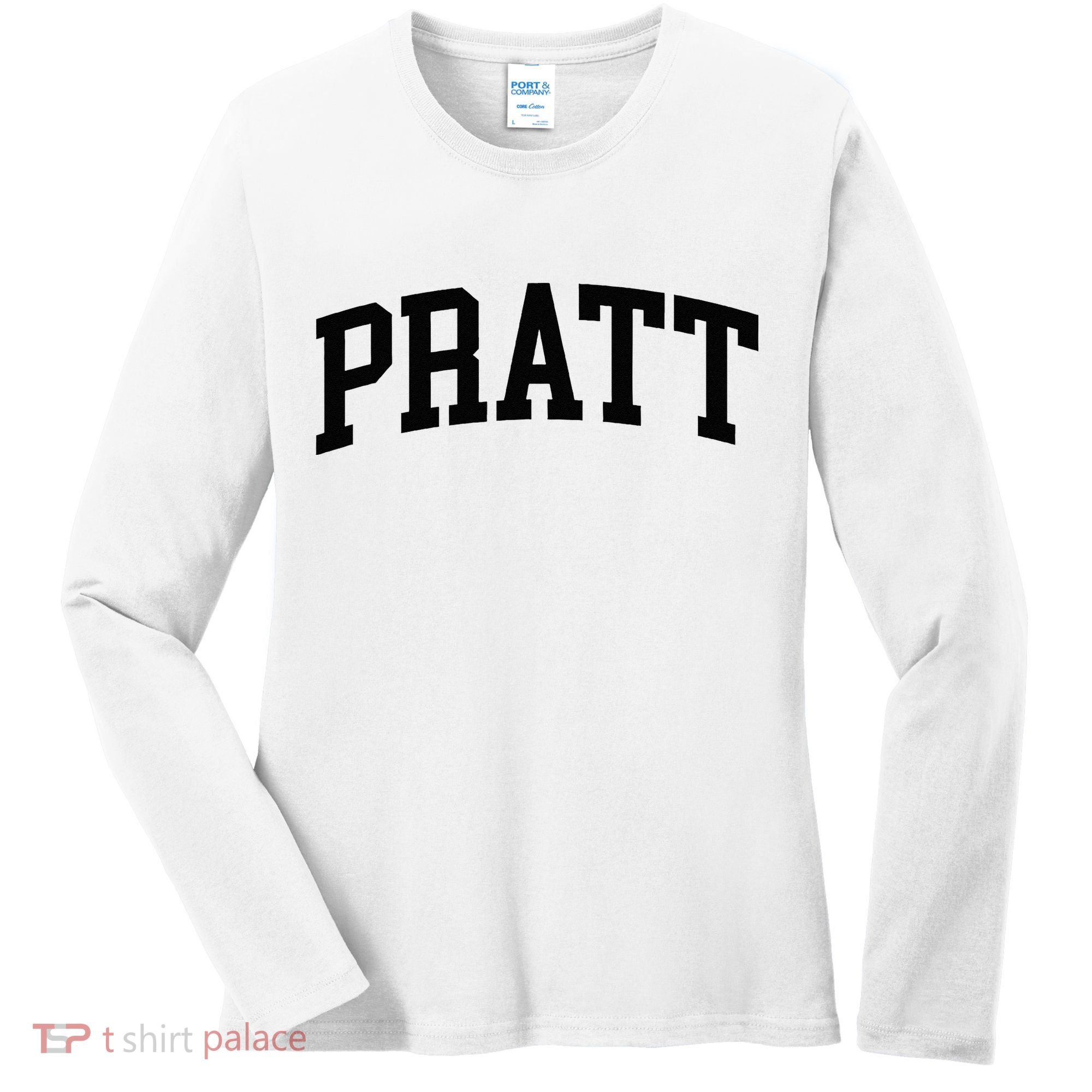 Pratt Athletic Arch College University Alumni Women's Long Sleeve Shirt