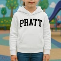 Pratt Athletic Arch College University Alumni Kids Hoodie thumb 3