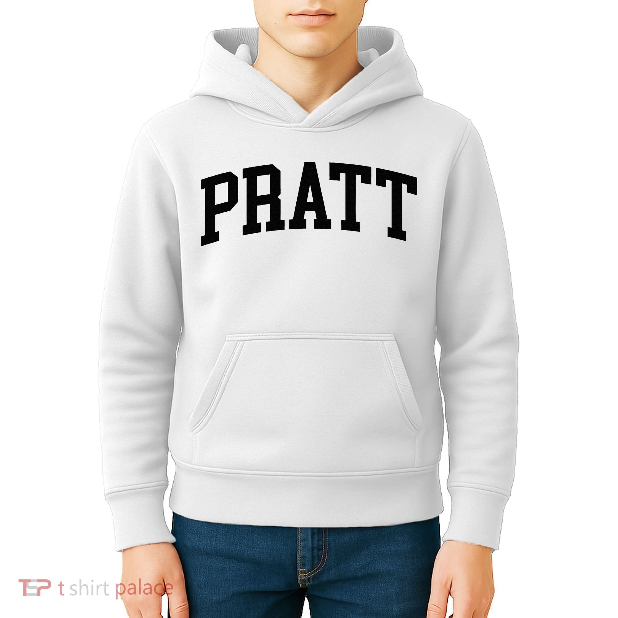 Pratt Athletic Arch College University Alumni Kids Hoodie