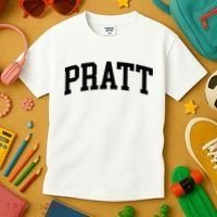 Pratt Athletic Arch College University Alumni Kids T-Shirt thumb 3