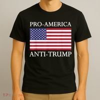 Pro America Anti Trump American Usa Flag Resist T-Shirt thumb 3